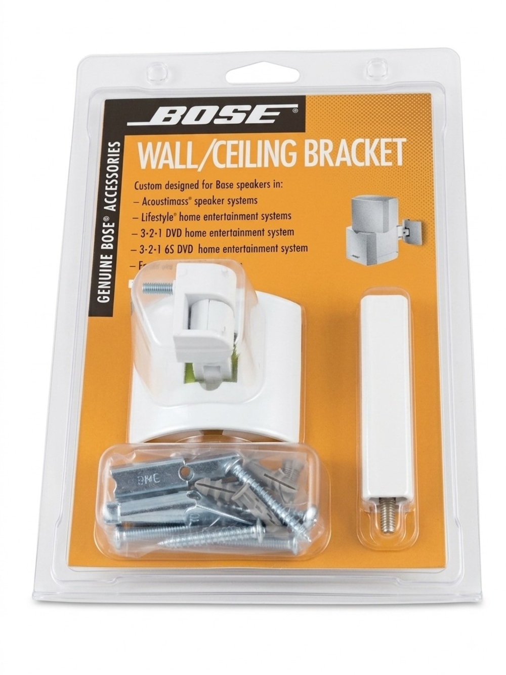 Bose White Wall/Ceiling Speaker Bracket - Compatible Mount
